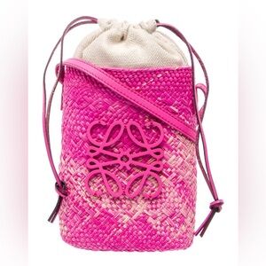 Loewe Paula Ibiza Raffia Crossbody Bag Purse